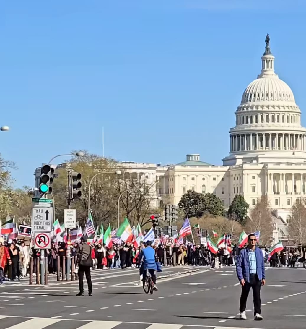 Protesters gathered near the U.S. Capitol